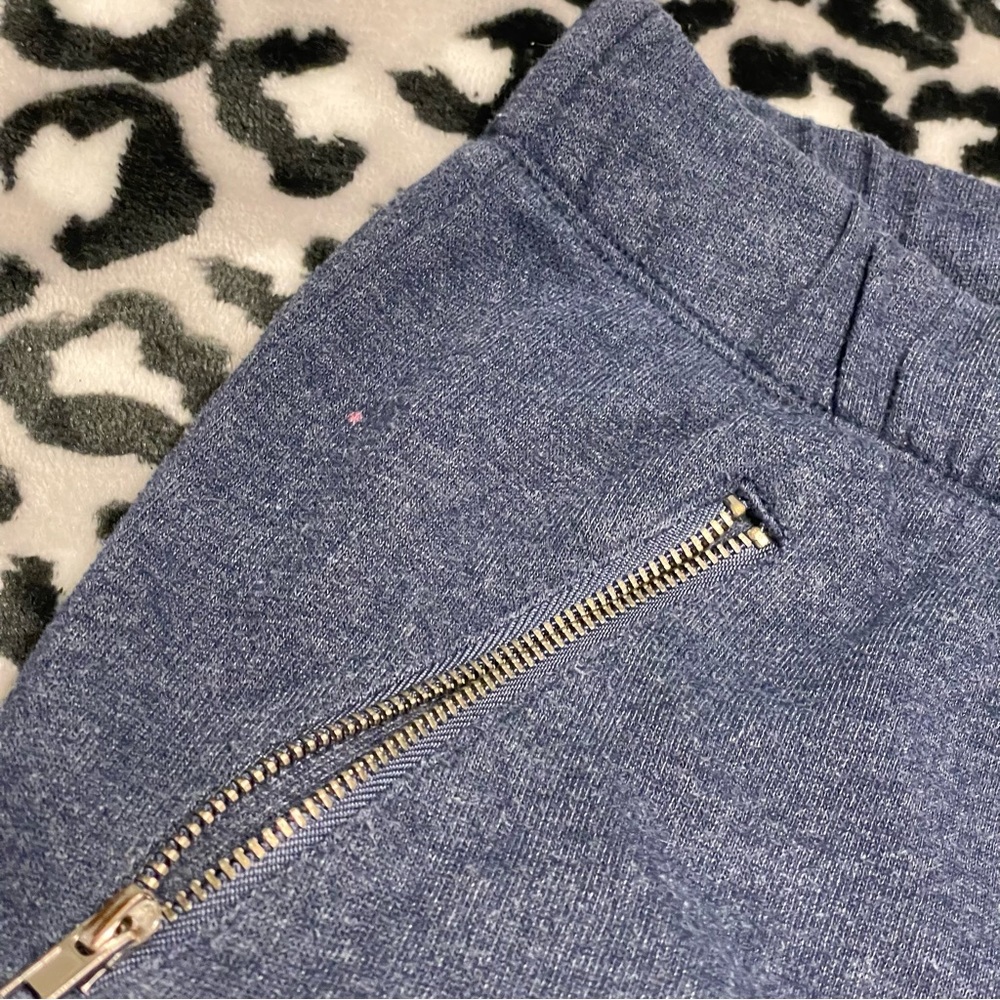 Victoria’s Secret Cotton Blend Fleece Drawstring Pants Joggers w/ Zipper Pockets - Picture 6 of 11